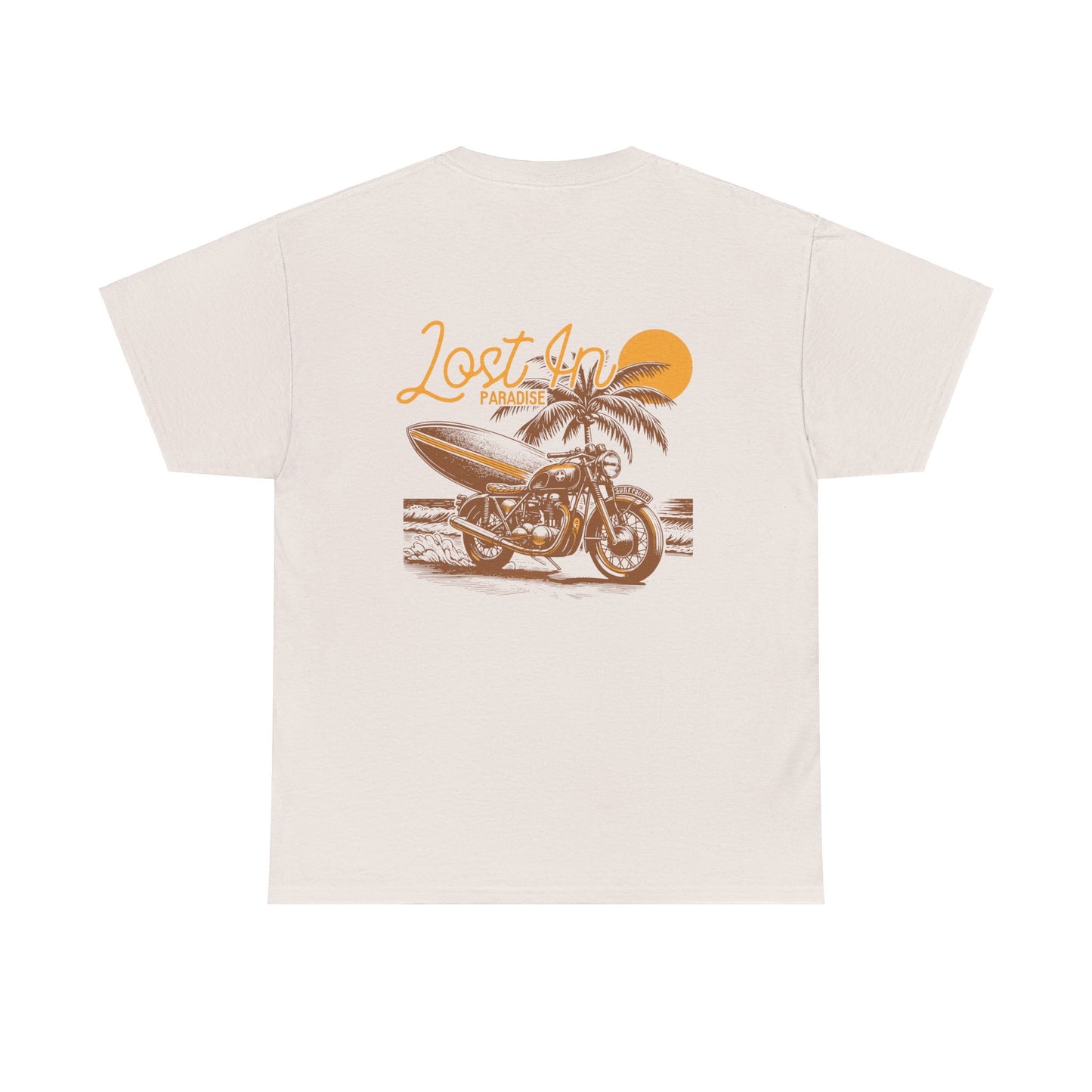 Lost in Paradise MOTOR AND SURF Vintage Surf Unisex Heavy Cotton Tee