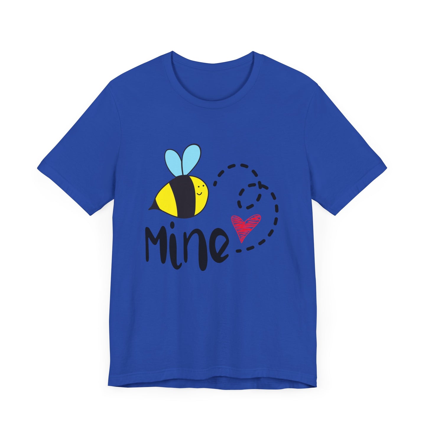 Bee Mine Valentine Unisex Jersey Short Sleeve Tee