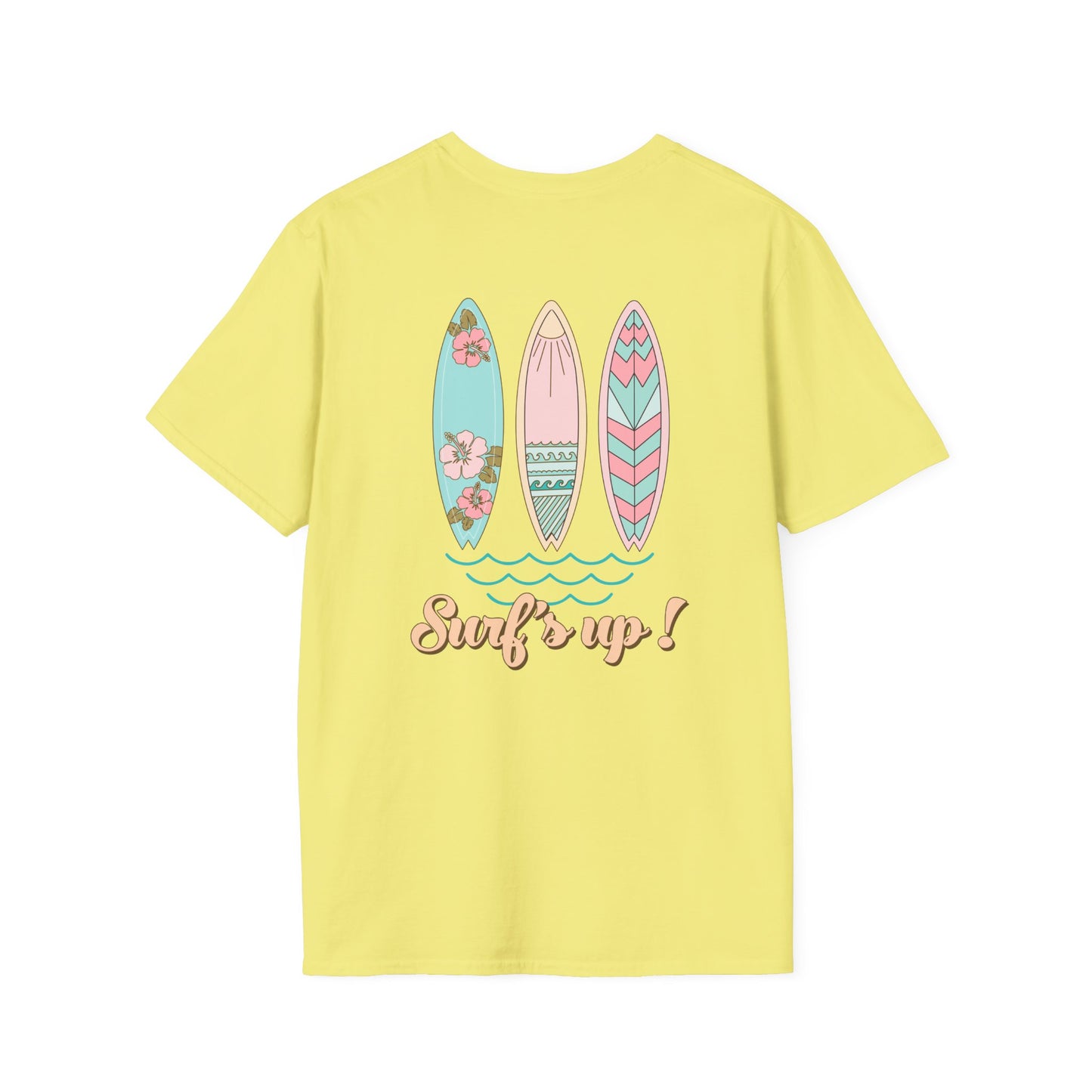 Summer Surfs Up Unisex Softstyle T-Shirt