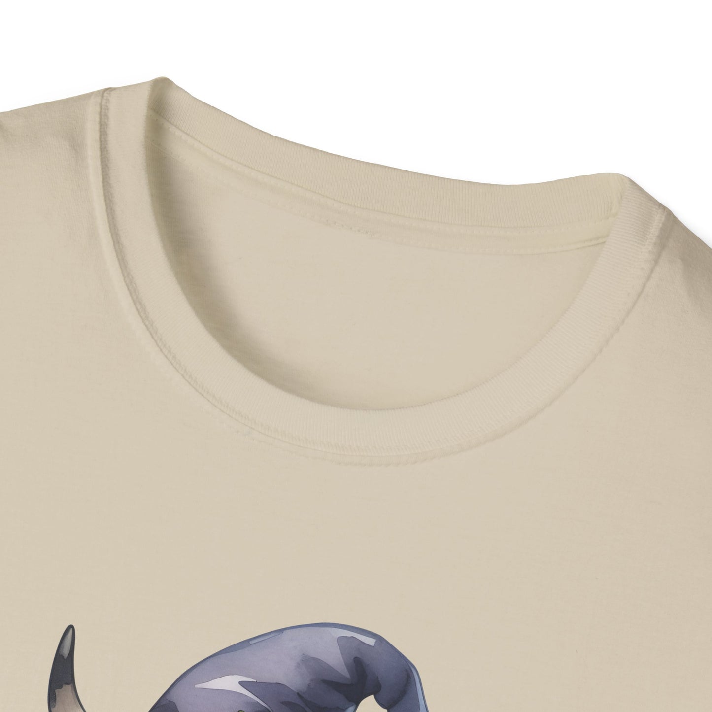 Funny Cow Halloween T-Shirt - "Bull Sheet" Unisex Softstyle Tee