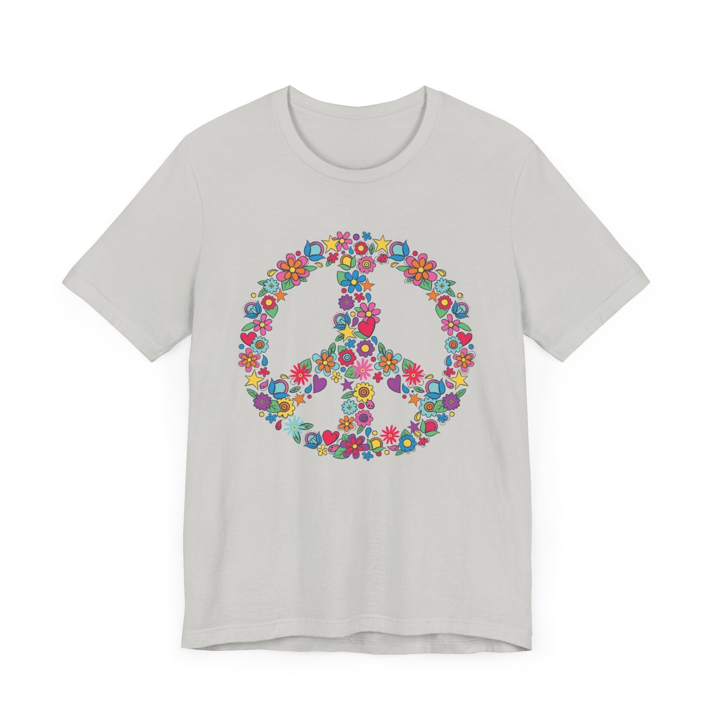 Peace Flower Unisex Jersey Short Sleeve Tee