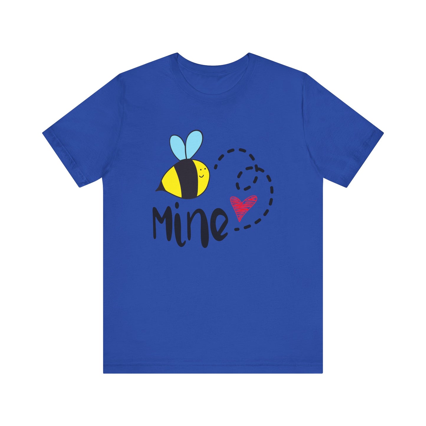 Bee Mine Valentine Unisex Jersey Short Sleeve Tee