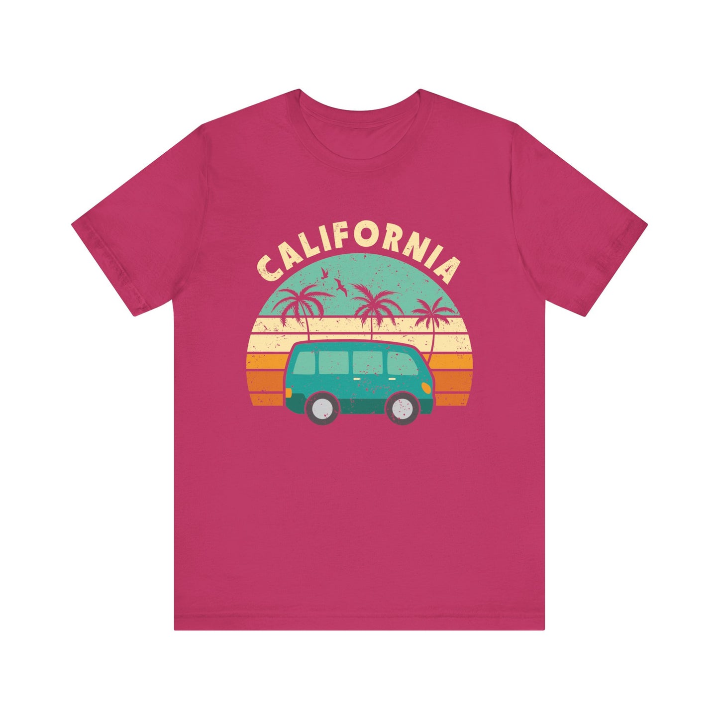 California Hippie Design Unisex Jersey Short Sleeve Tee