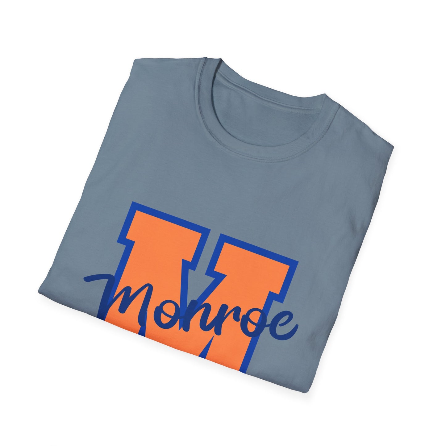Monroe Orange M  Unisex Softstyle T-Shirt