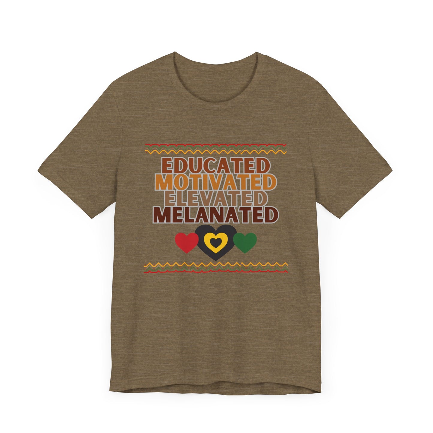 Educated, Motivated, Black History Unisex Jersey Short Sleeve Tee