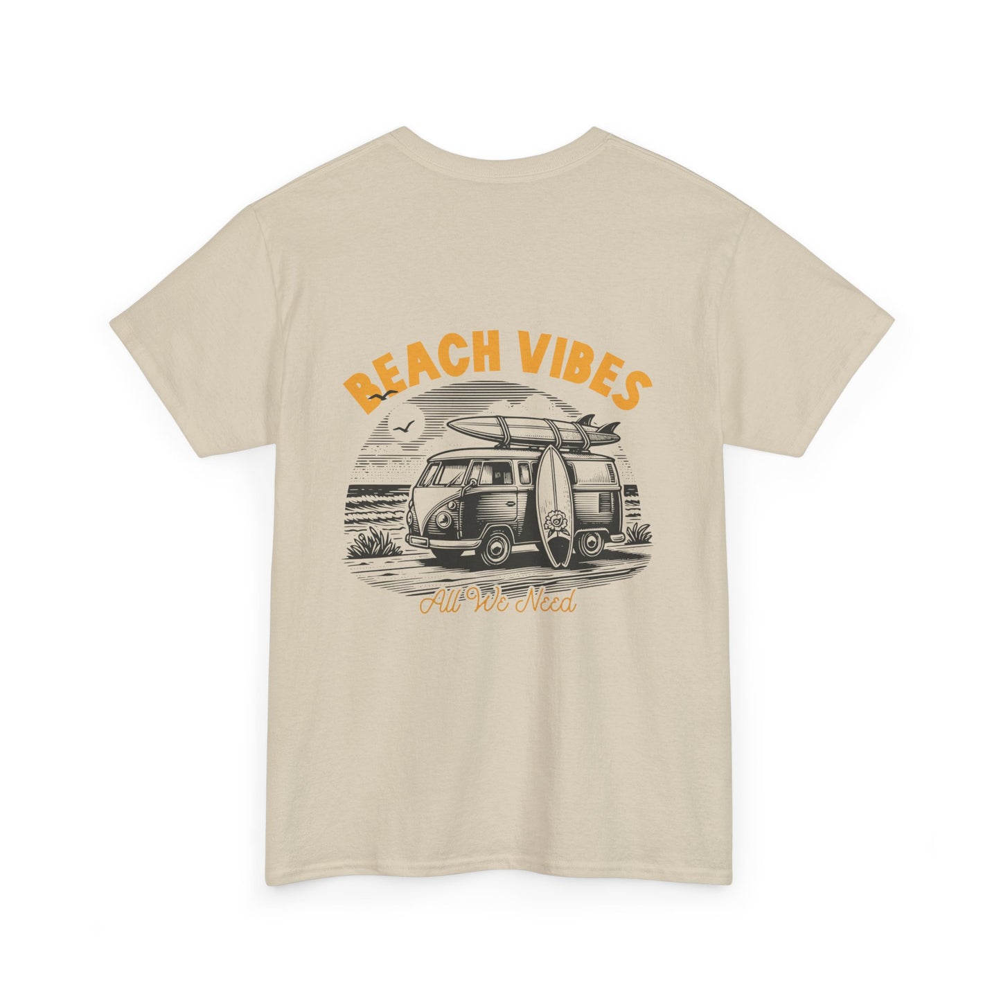 Vintage Summer/Beach Vibes Unisex Heavy Cotton Tee