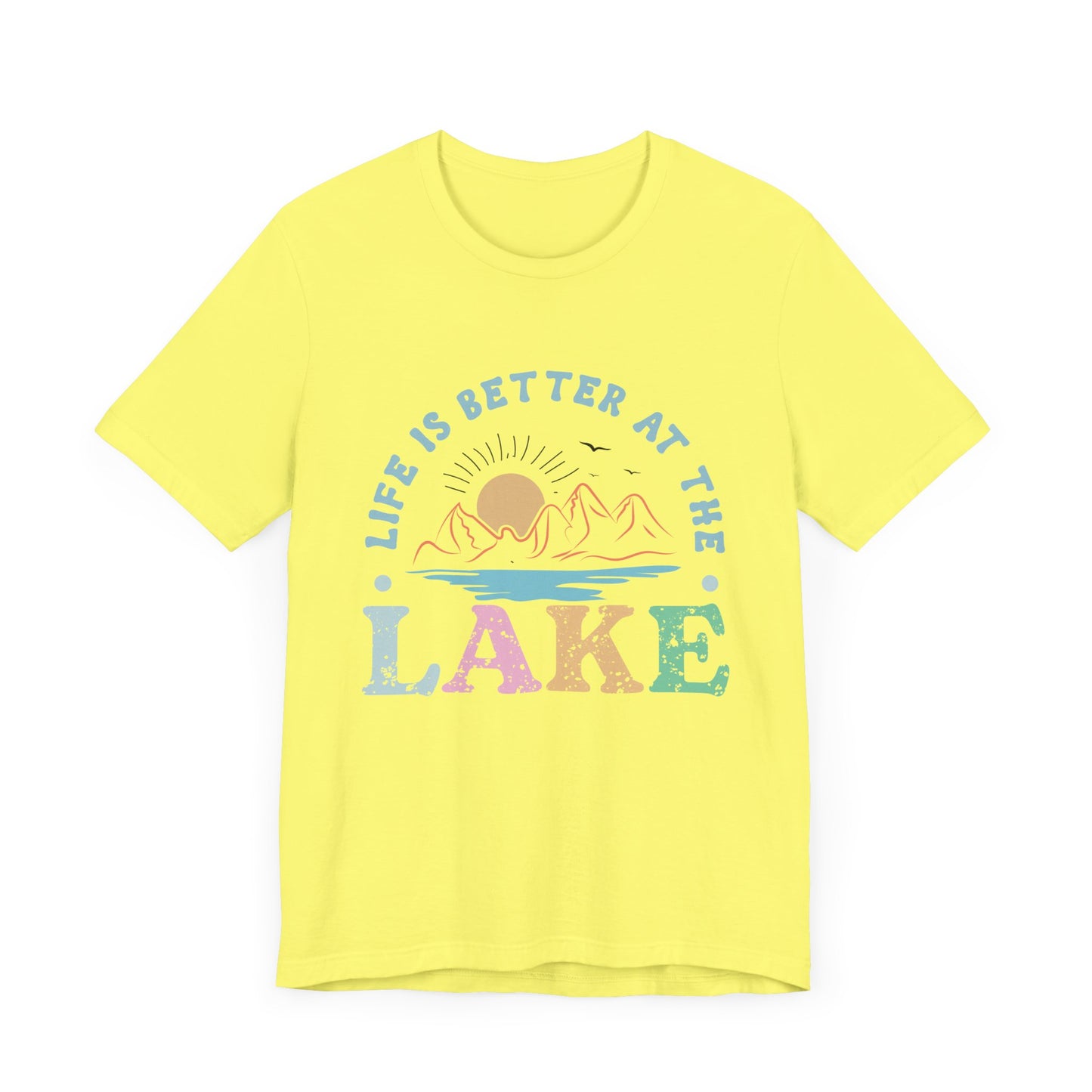 Life is Better at the Lake Unisex Jersey Short Sleeve Tee