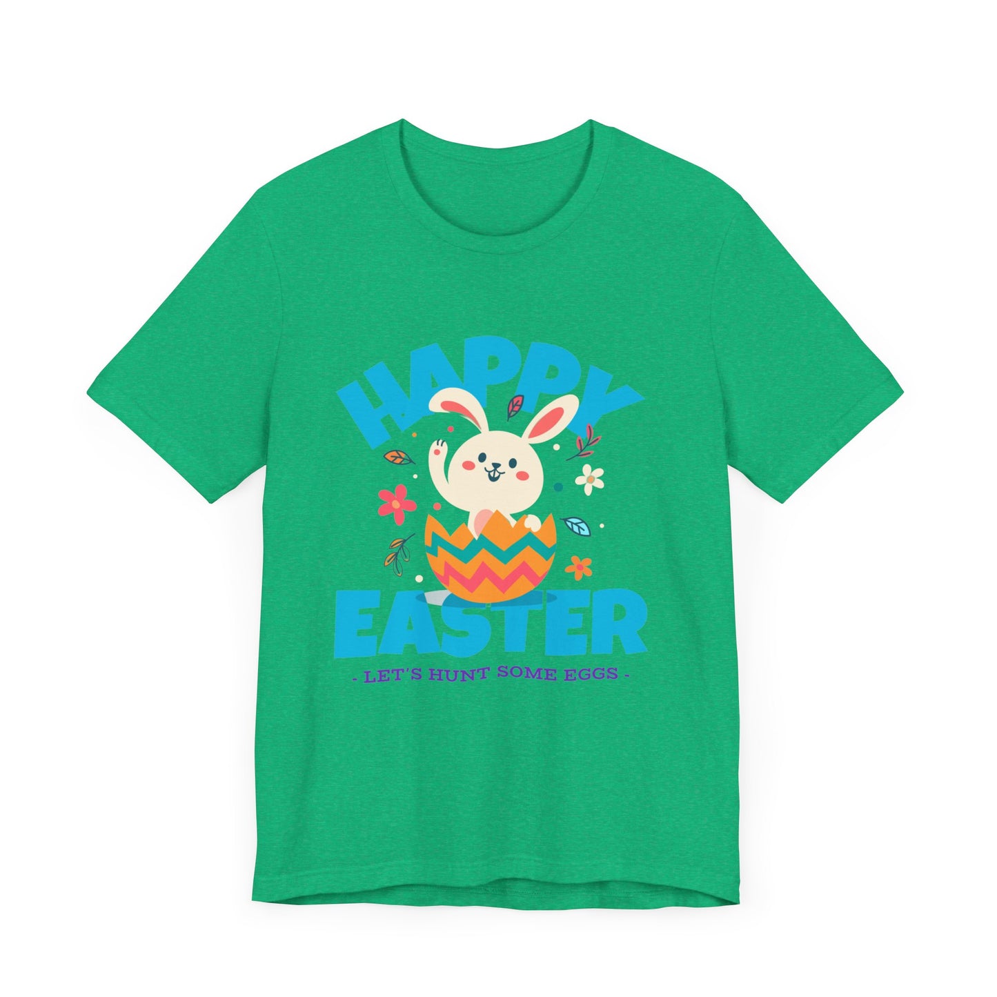 HAPPY EASTER Let's Hunt for Some Eggs Unisex Jersey Short Sleeve Tee