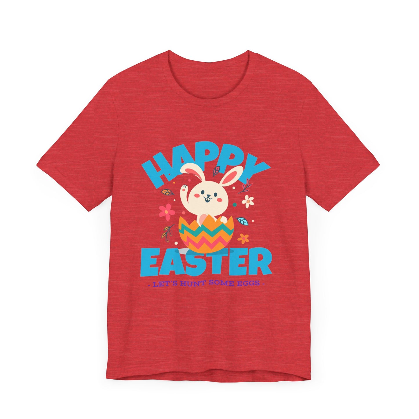 HAPPY EASTER Let's Hunt for Some Eggs Unisex Jersey Short Sleeve Tee