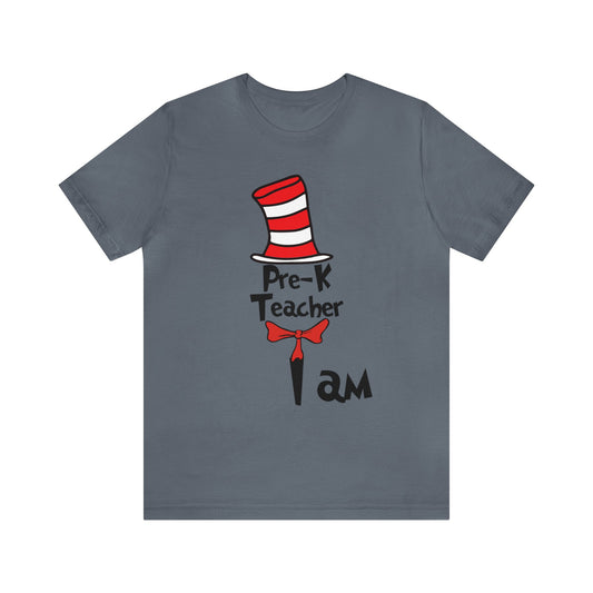 Pre-K Teacher I amUnisex Jersey Short Sleeve Tee