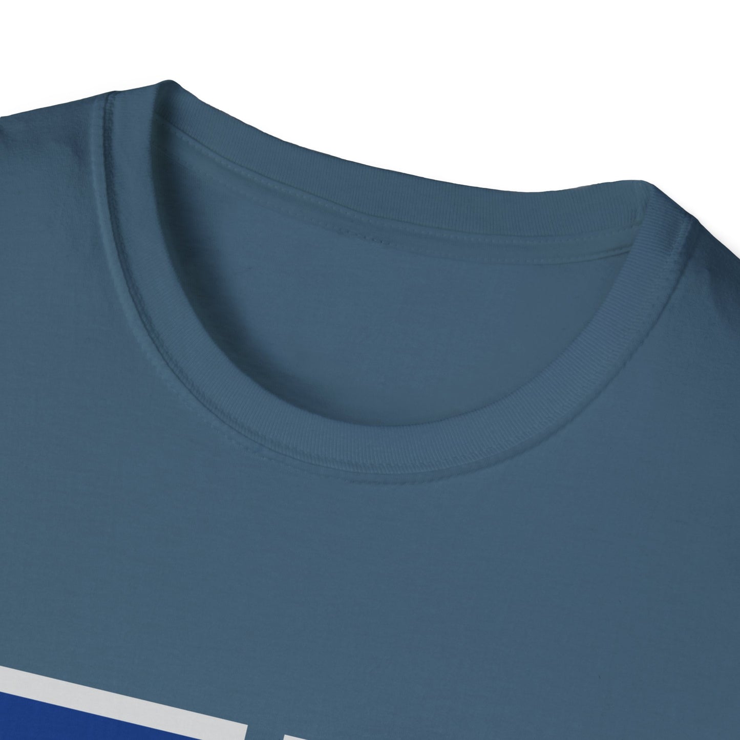 Monroe M Blue Orange Monroe Unisex Softstyle T-Shirt - Casual Comfort & Custom Style
