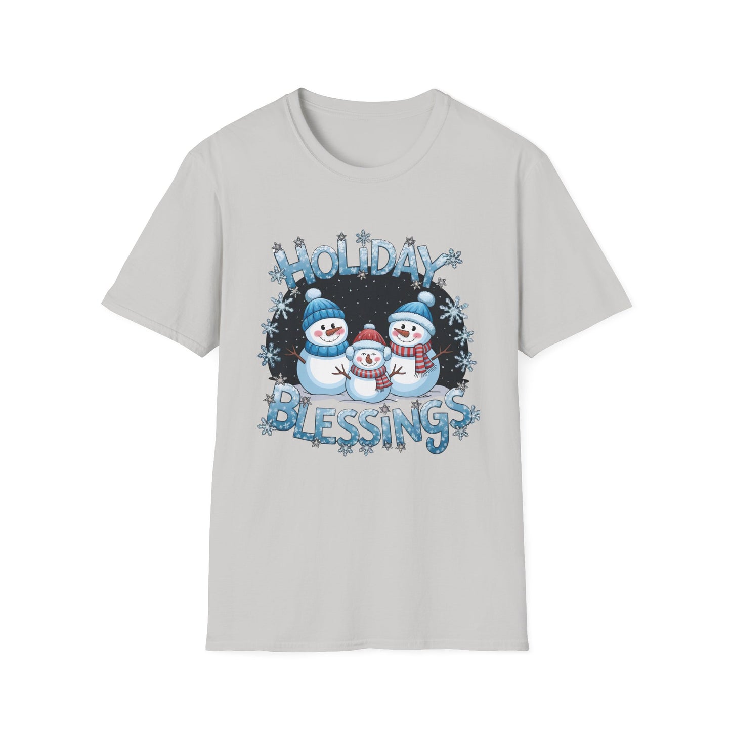 Holiday Blessings Christmas Holiday Unisex Softstyle T-Shirt