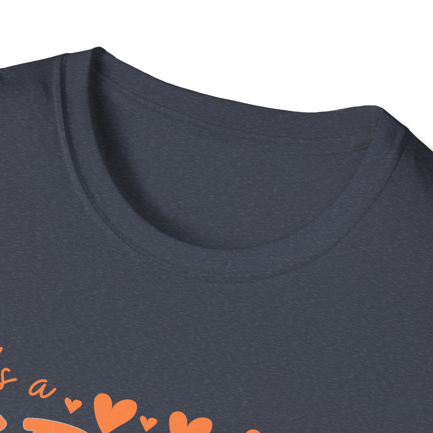 It's a Great Day to Be a Monarch! Orange Lettering  Unisex Softstyle T-Shirt