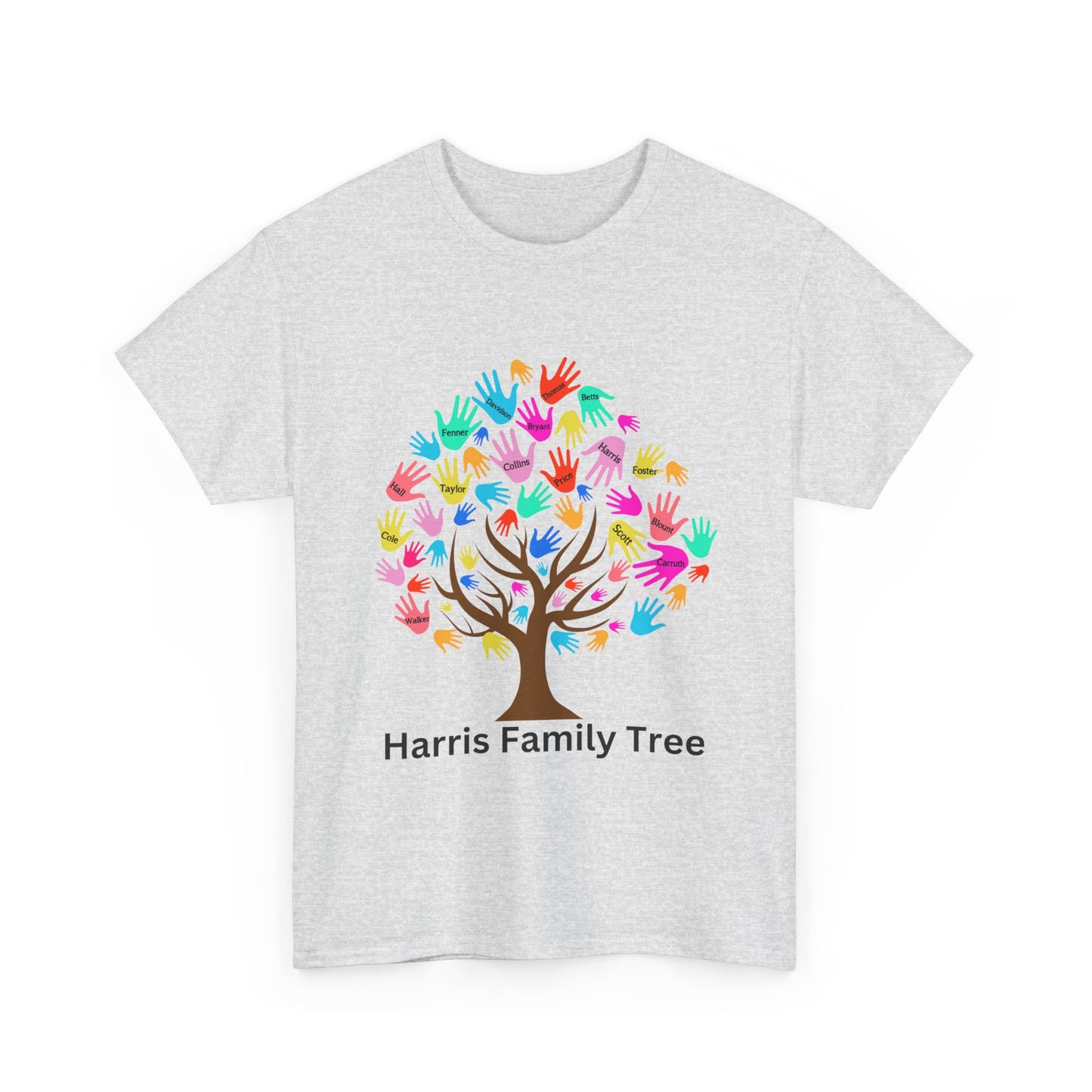 Harris Family Tree Set 1 Gildan Unisex Heavy Cotton Tee