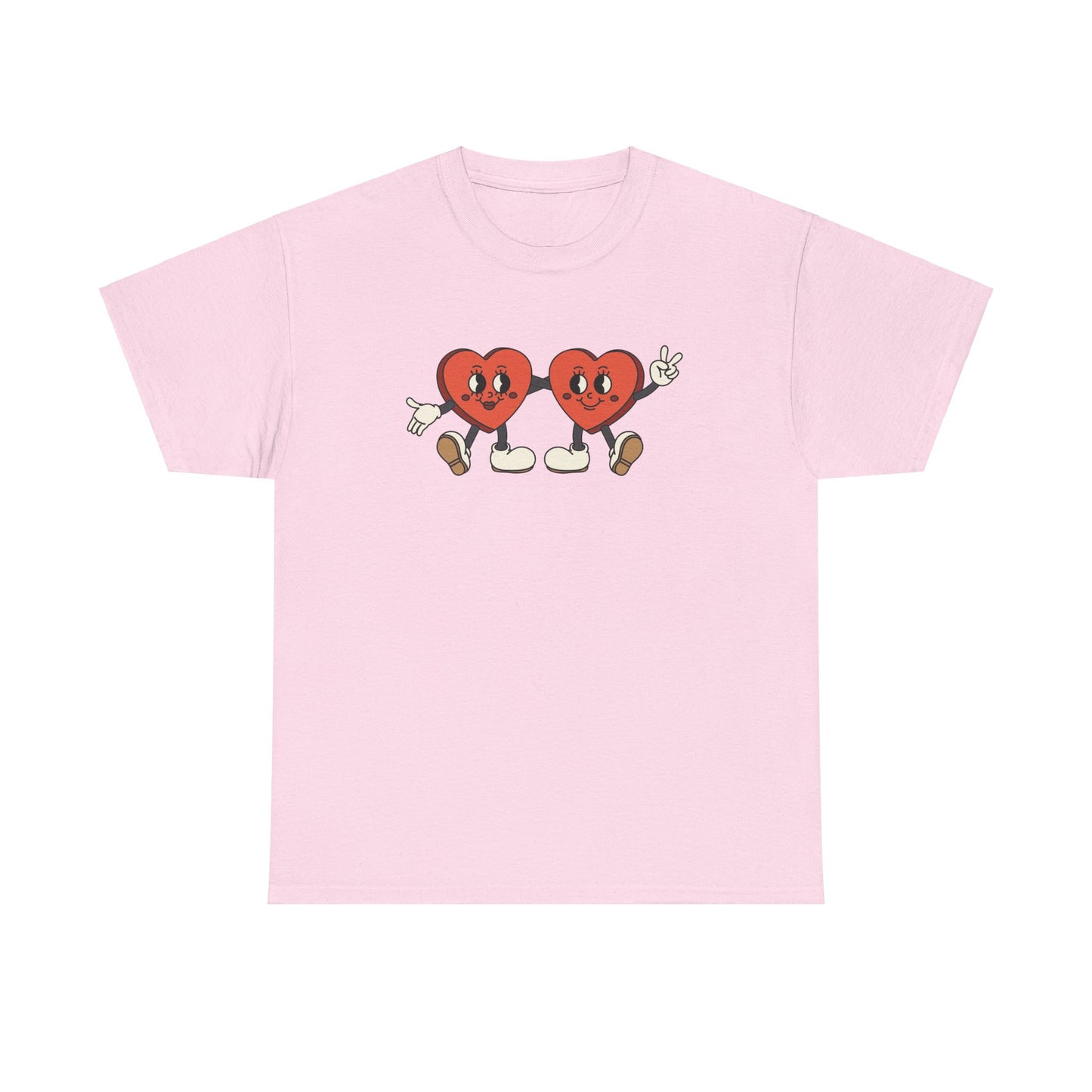 2 of Hearts Valentines Shirt Unisex Heavy Cotton Tee