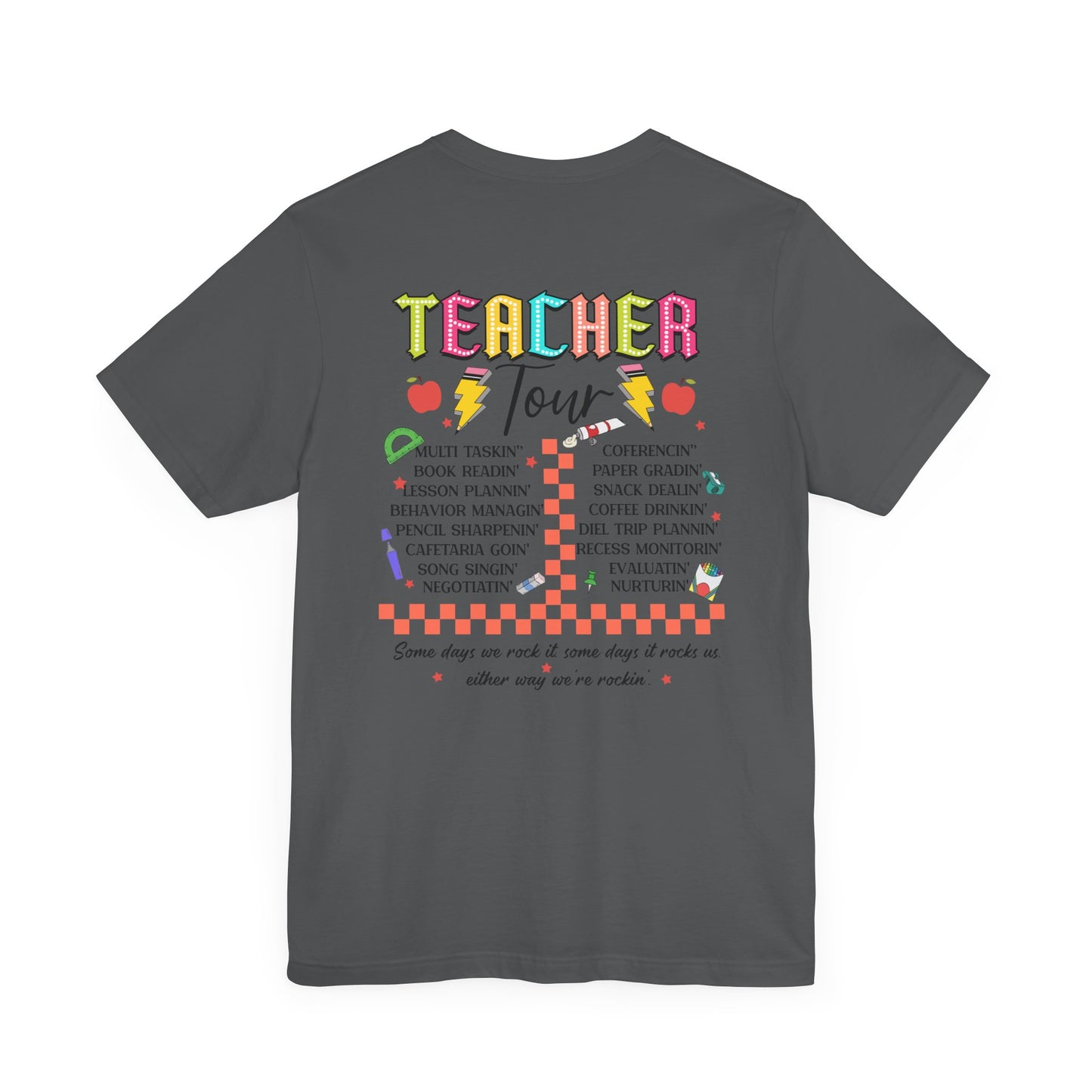 AB/CD Teacher Tour Unisex Jersey Short Sleeve Tee