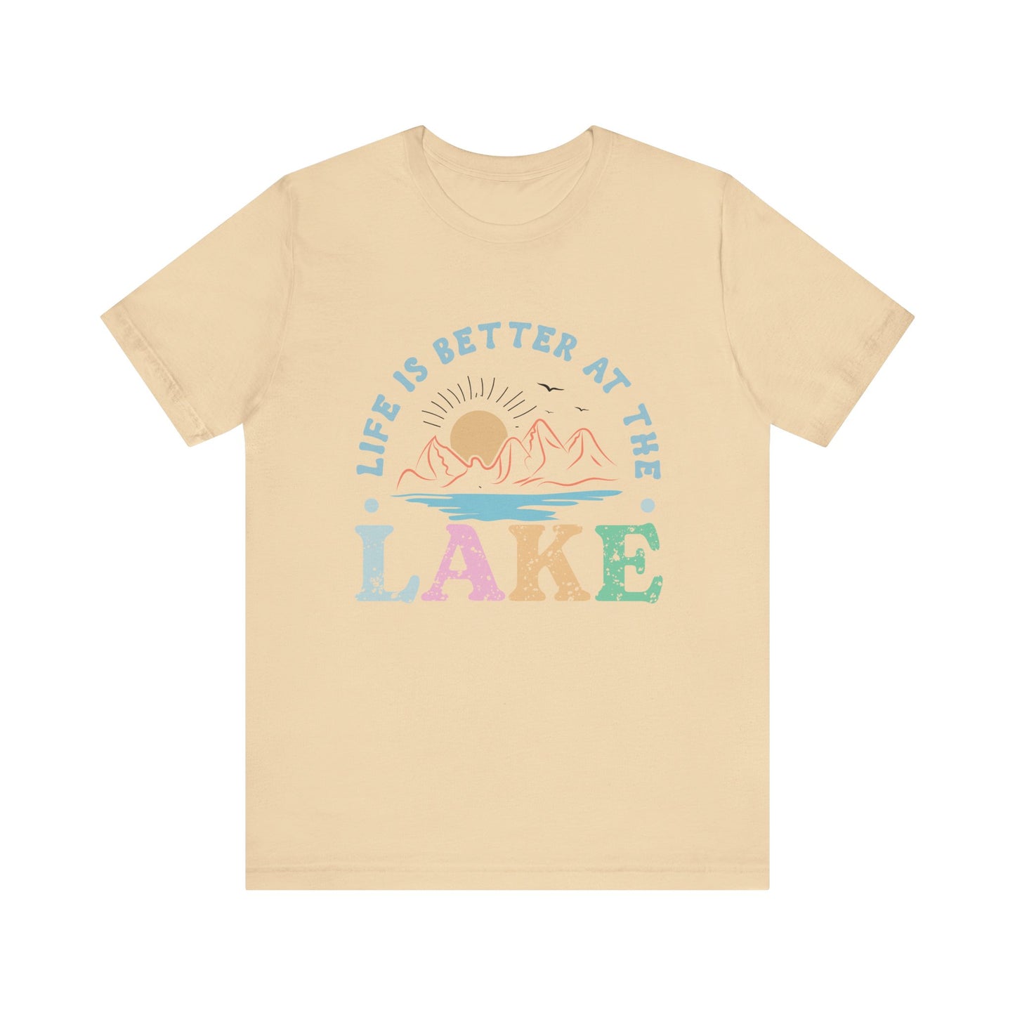 Life is Better at the Lake Unisex Jersey Short Sleeve Tee