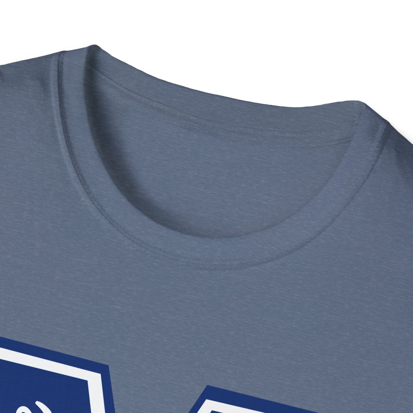 Blue Varsity M Monroe NavUnisex Softstyle T-Shirt