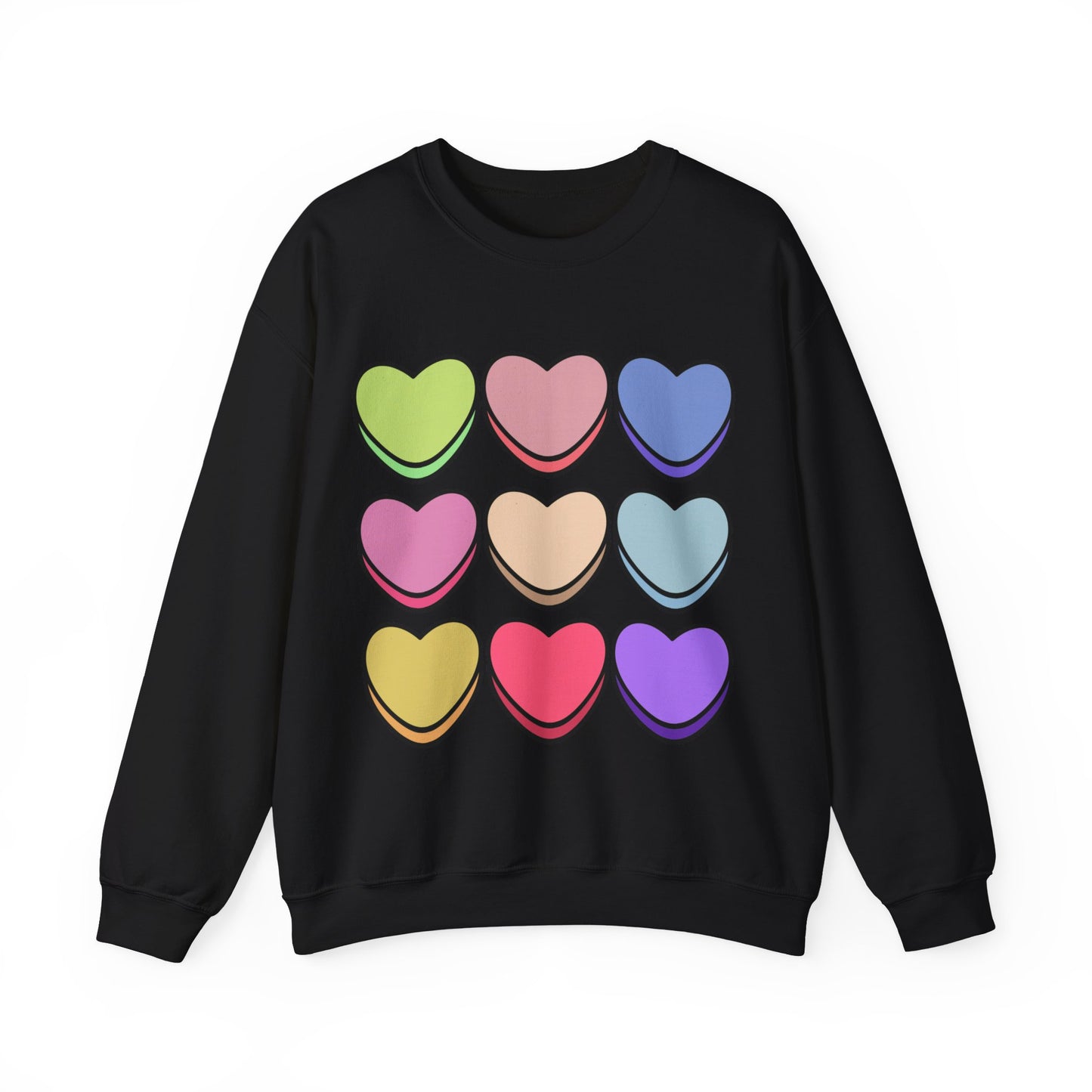 Valentines Hearts Heavy Blend™ Crewneck Sweatshirt