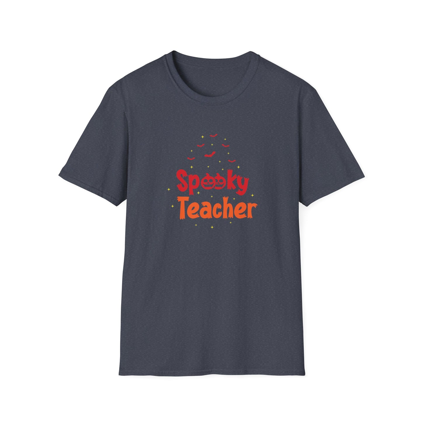 Spooky Teacher Unisex Softstyle T-Shirt - Perfect for Halloween School Celebrations