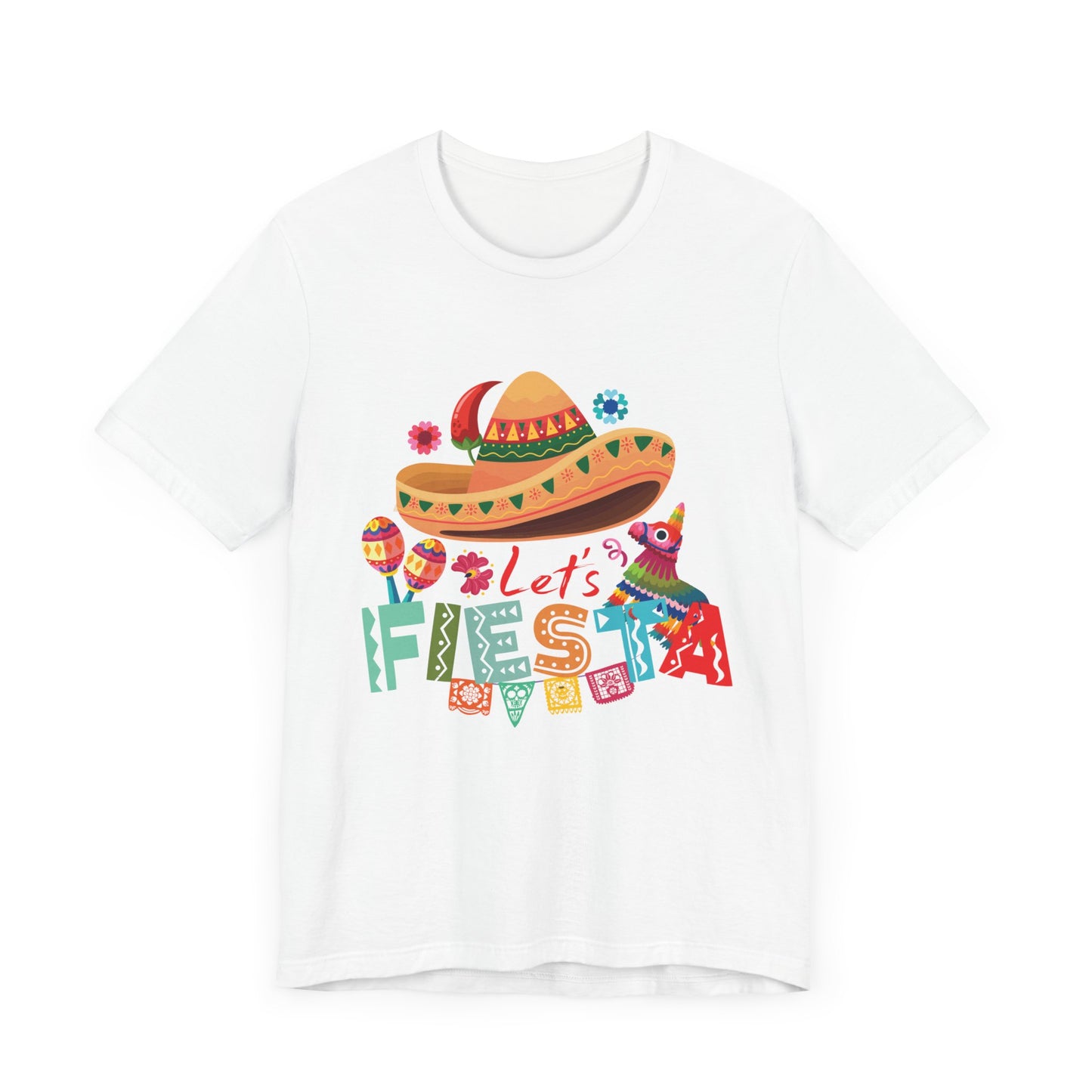 Cinco De Mayo Let's Fiesta Unisex Jersey Short Sleeve Tee