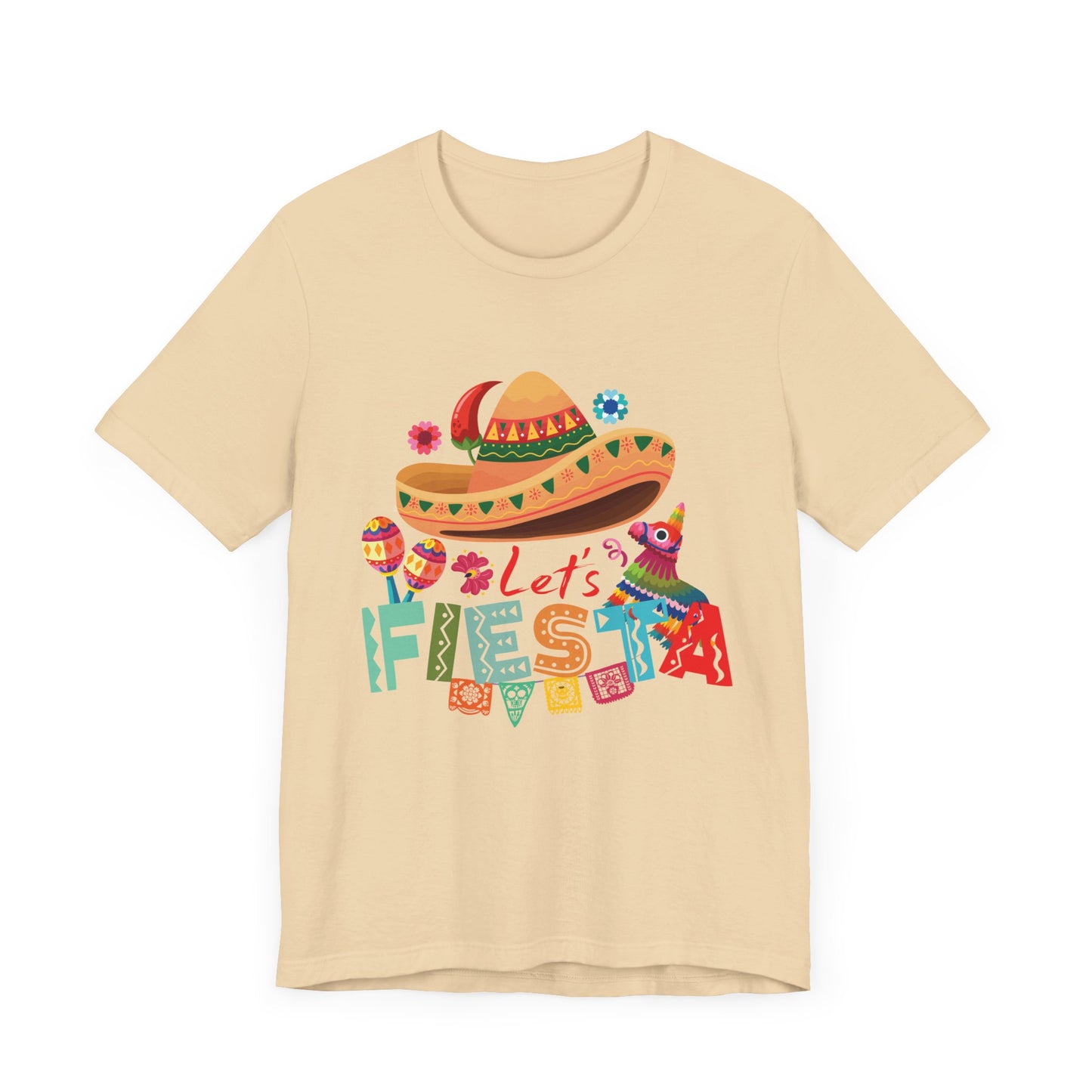 Cinco De Mayo Let's Fiesta Unisex Jersey Short Sleeve Tee