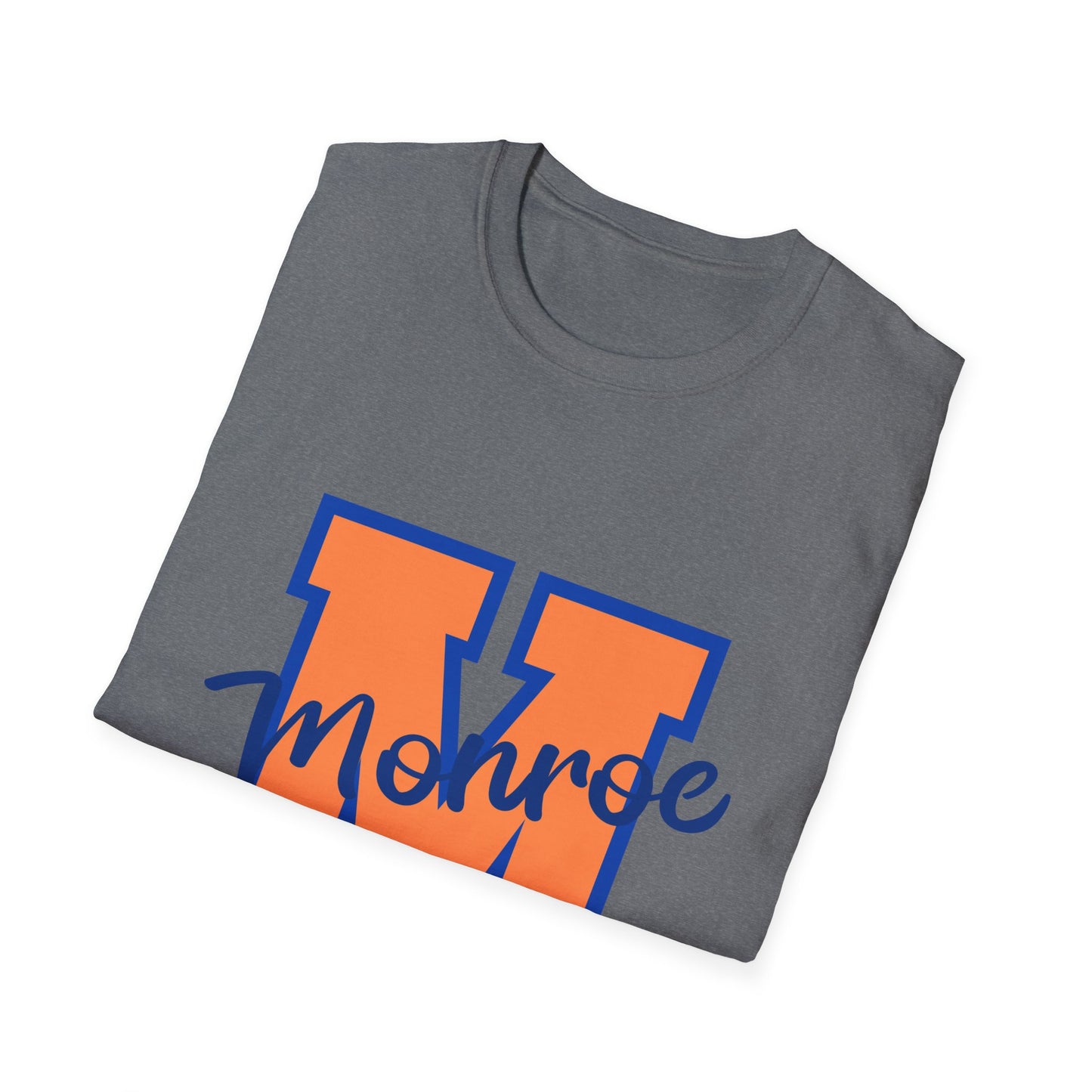 Monroe Orange M  Unisex Softstyle T-Shirt