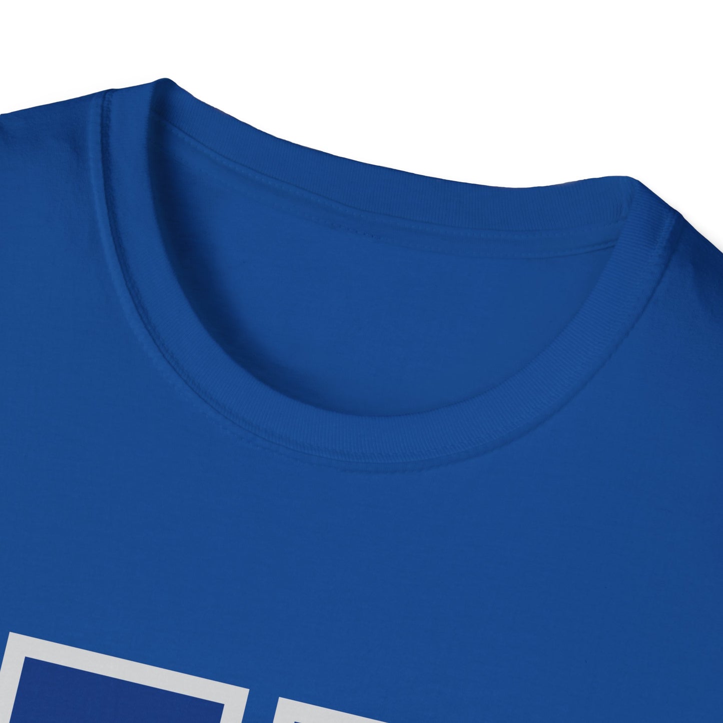 Monroe M Blue Orange Monroe Unisex Softstyle T-Shirt - Casual Comfort & Custom Style