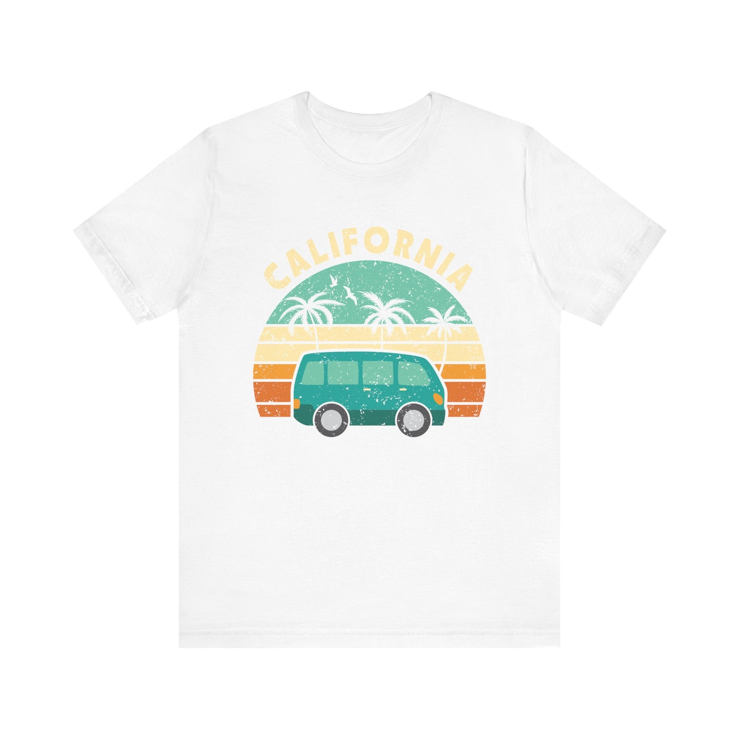 California Hippie Design Unisex Jersey Short Sleeve Tee