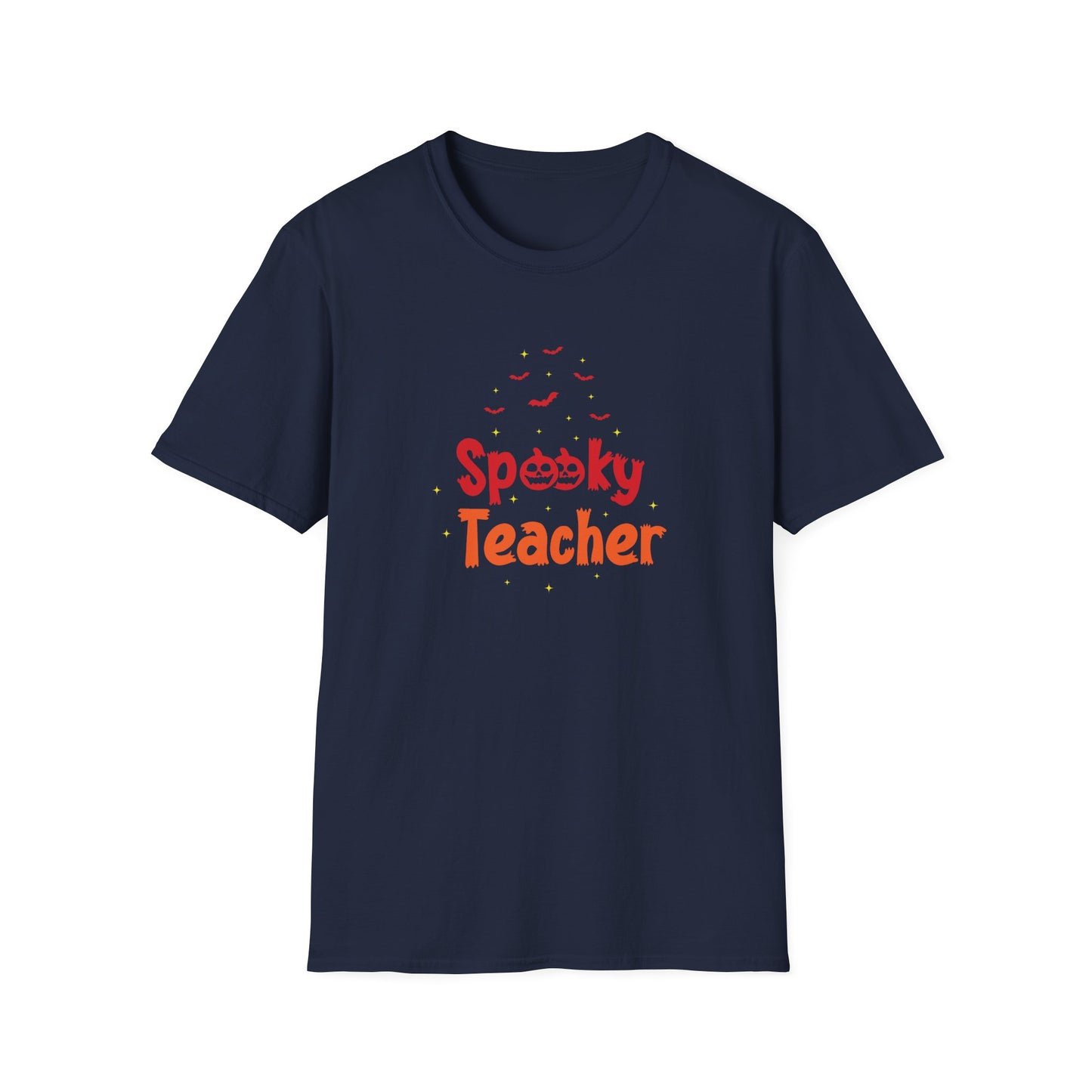 Spooky Teacher Unisex Softstyle T-Shirt - Perfect for Halloween School Celebrations