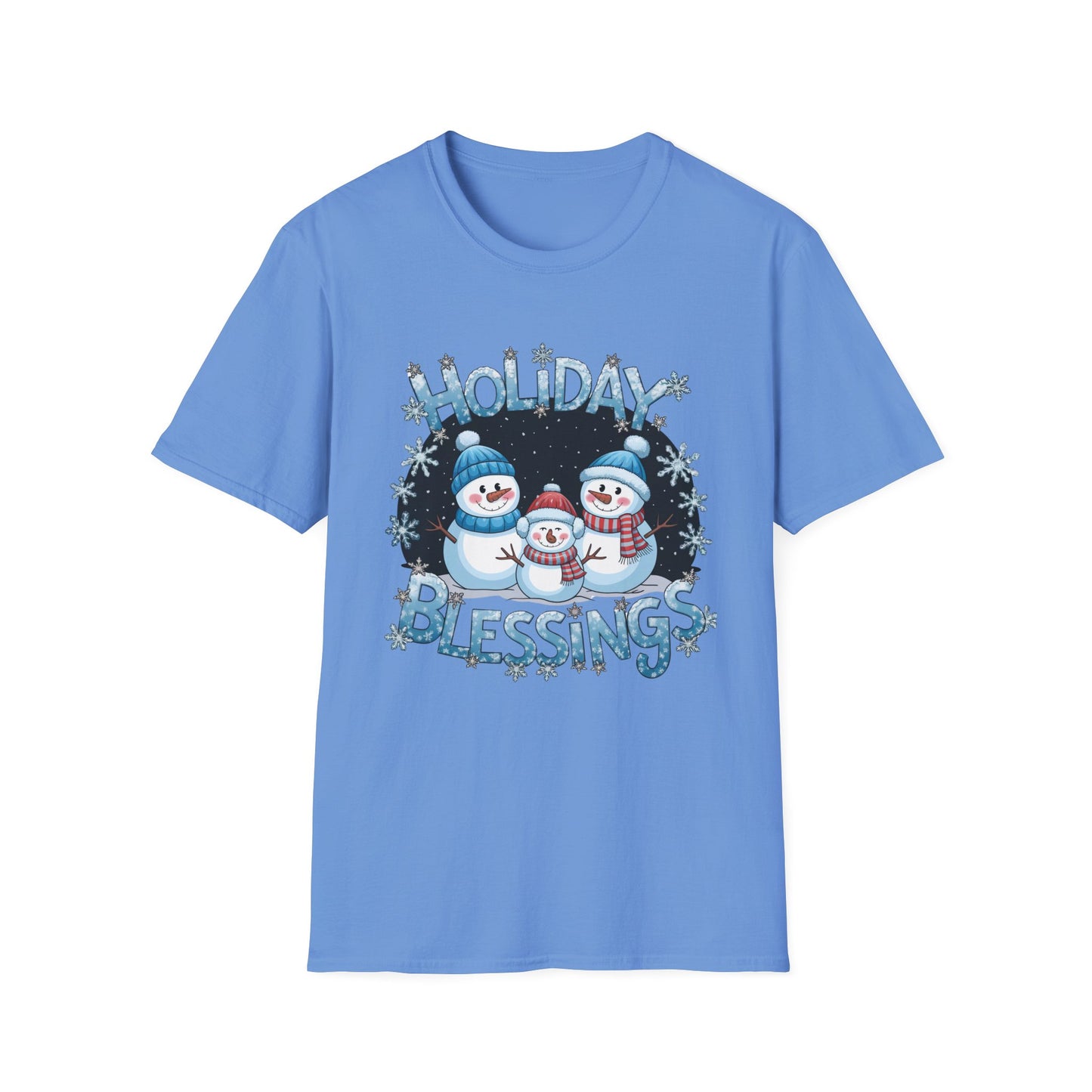 Holiday Blessings Christmas Holiday Unisex Softstyle T-Shirt