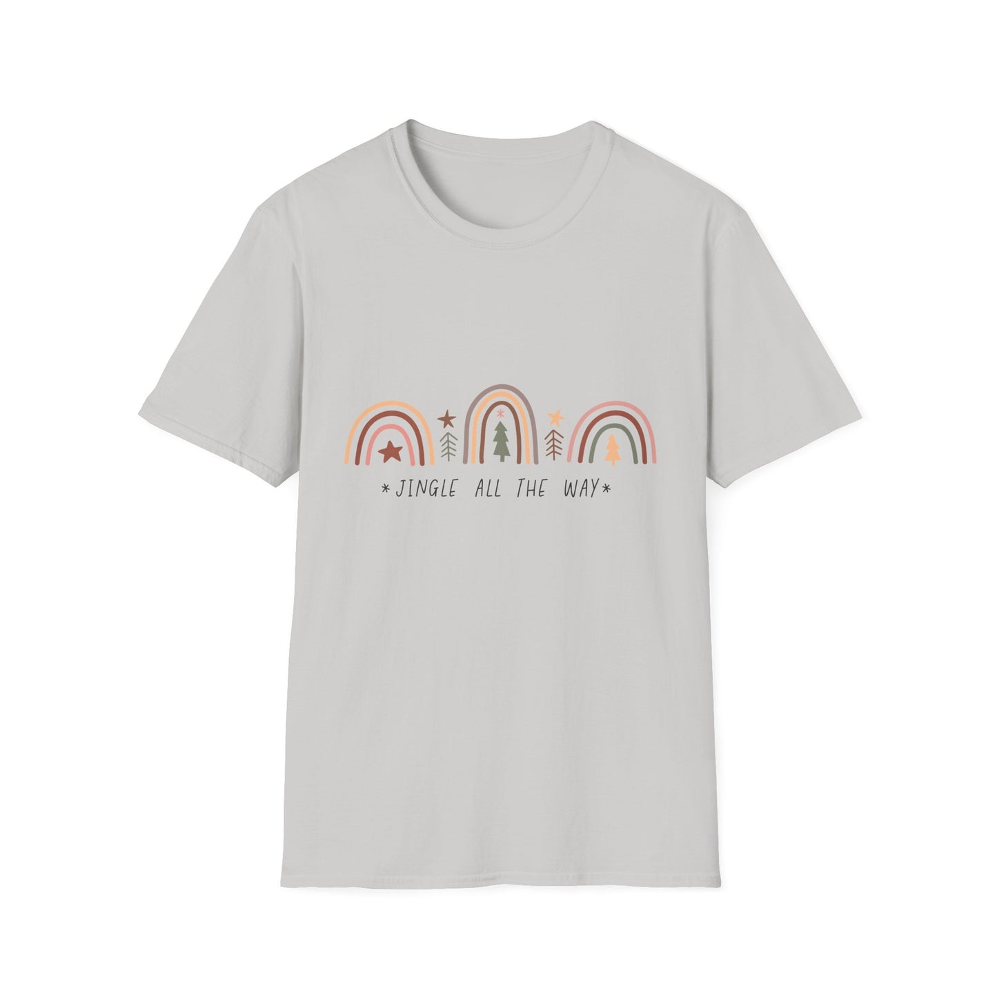 Jingle All the Way Unisex Softstyle T-Shirt – Festive Holiday Christmas Vibes