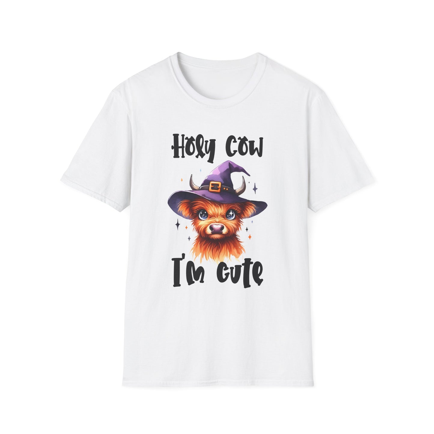 Holy Cow I'm Cute Halloween Cow Unisex Halloween T-Shirt