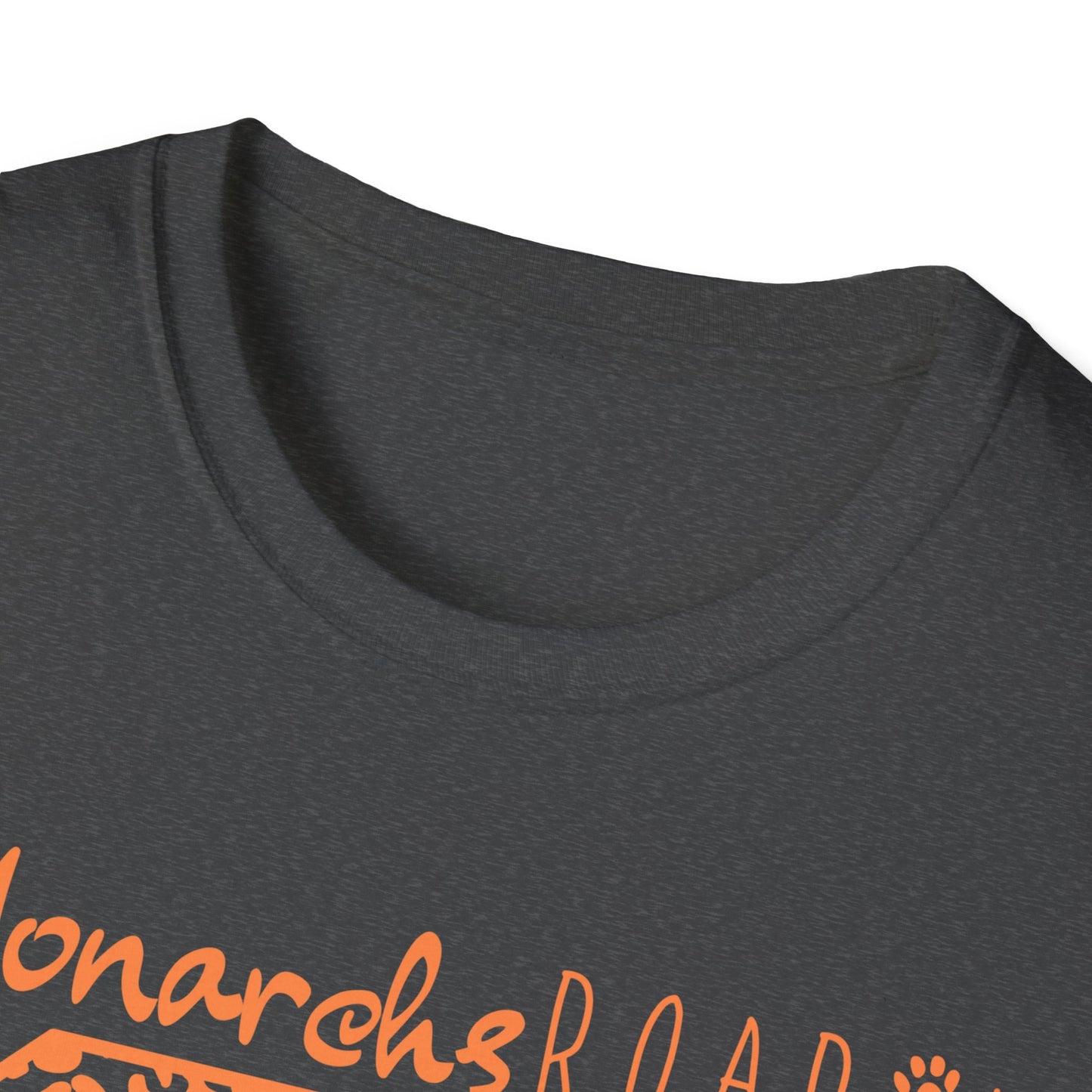 Go  Monarchs Orange Leopard Print Unisex Softstyle T-Shirt