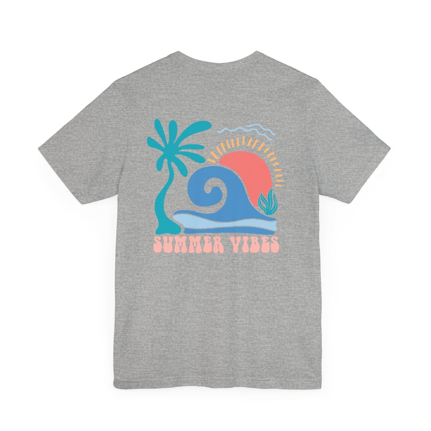 Summer Vibes Beach More Worry Less Unisex Jersey Short Sleeve Tee