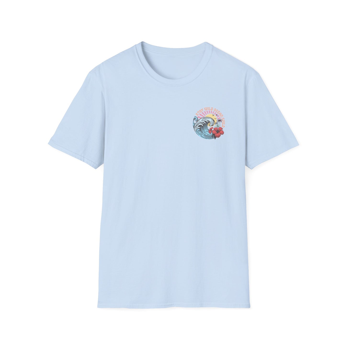 Salty but Sweet Flamingo Stay  Unisex Softstyle T-Shirt