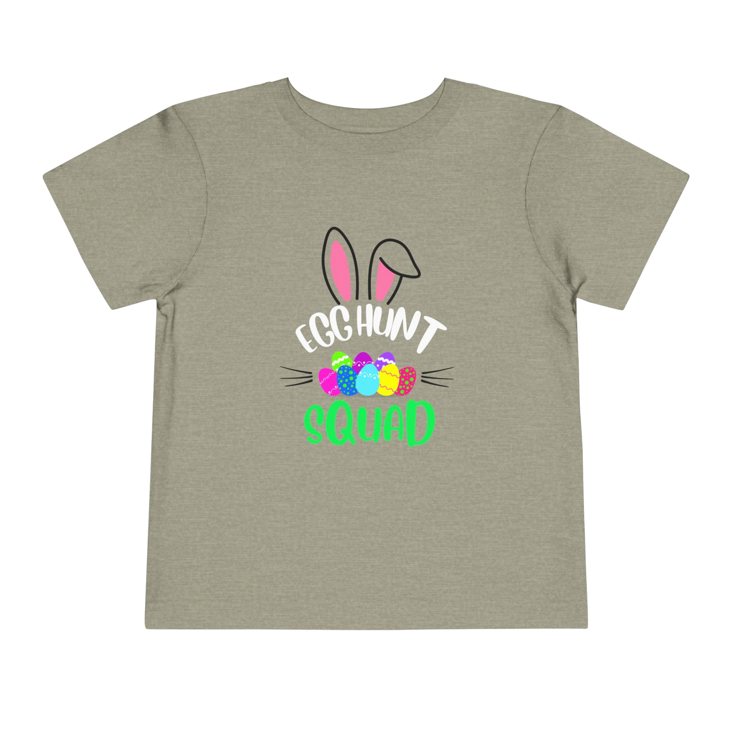 Egg Hunt Squad Toddler Short Sleeve Tee