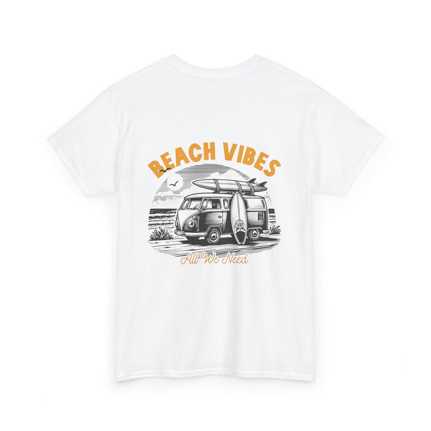 Vintage Summer/Beach Vibes Unisex Heavy Cotton Tee