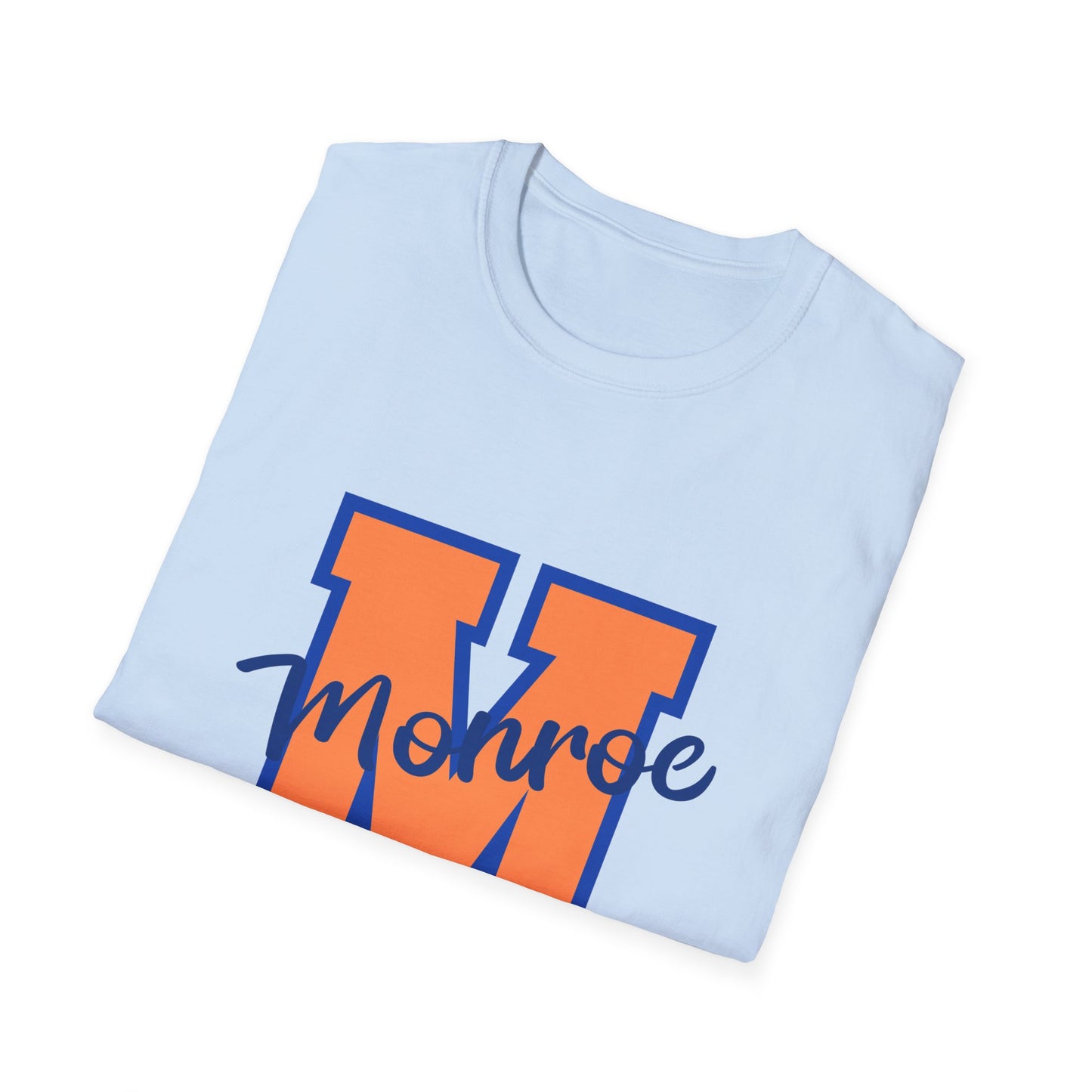 Monroe Orange M  Unisex Softstyle T-Shirt