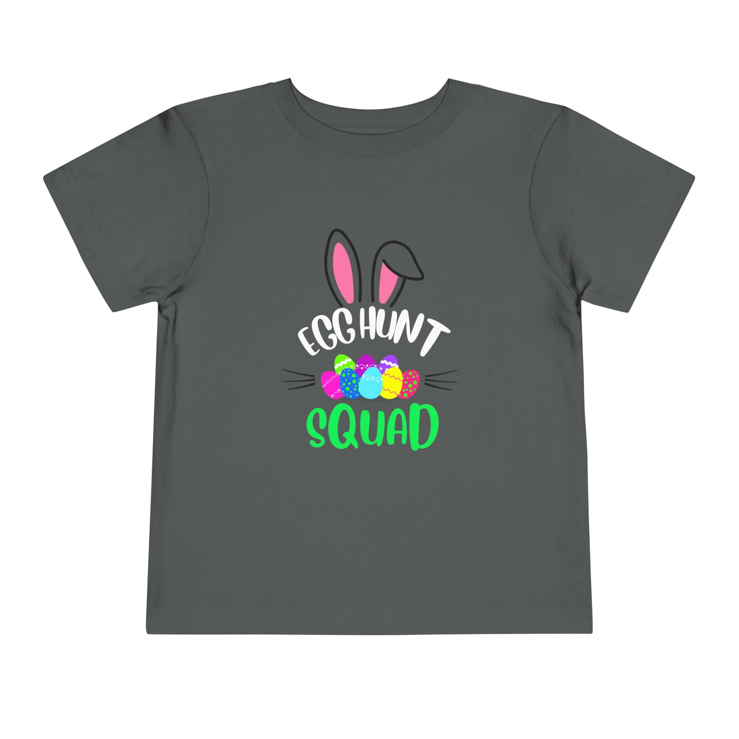 Egg Hunt Squad Toddler Short Sleeve Tee