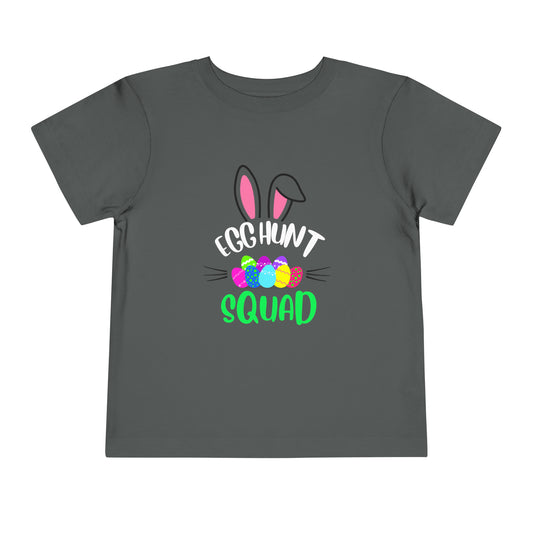 Egg Hunt Squad Toddler Short Sleeve Tee