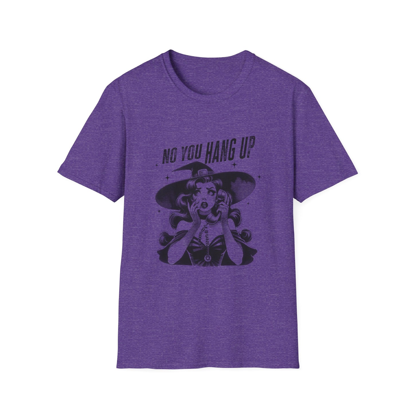 Retro Graphic T-Shirt - "No You Hang Up" Halloween Good "Witch" Vintage Vibe