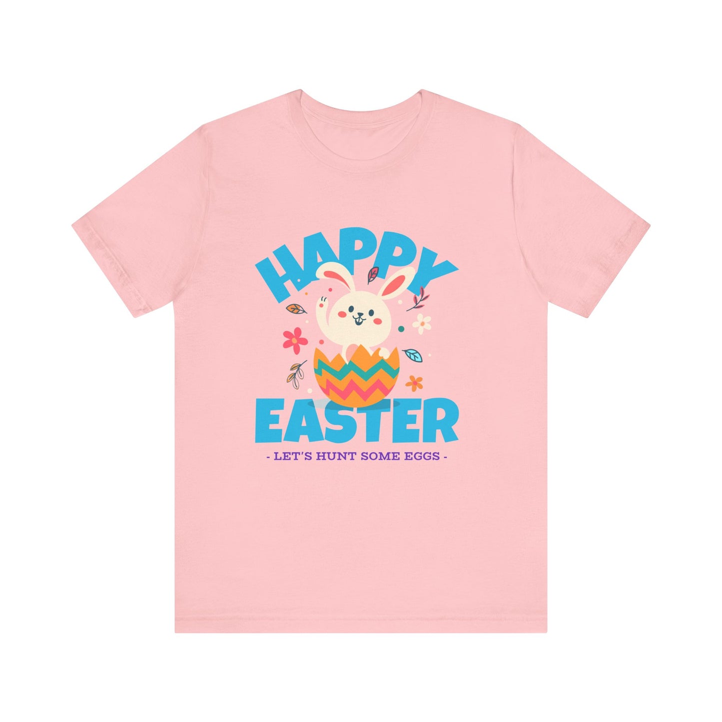 HAPPY EASTER Let's Hunt for Some Eggs Unisex Jersey Short Sleeve Tee