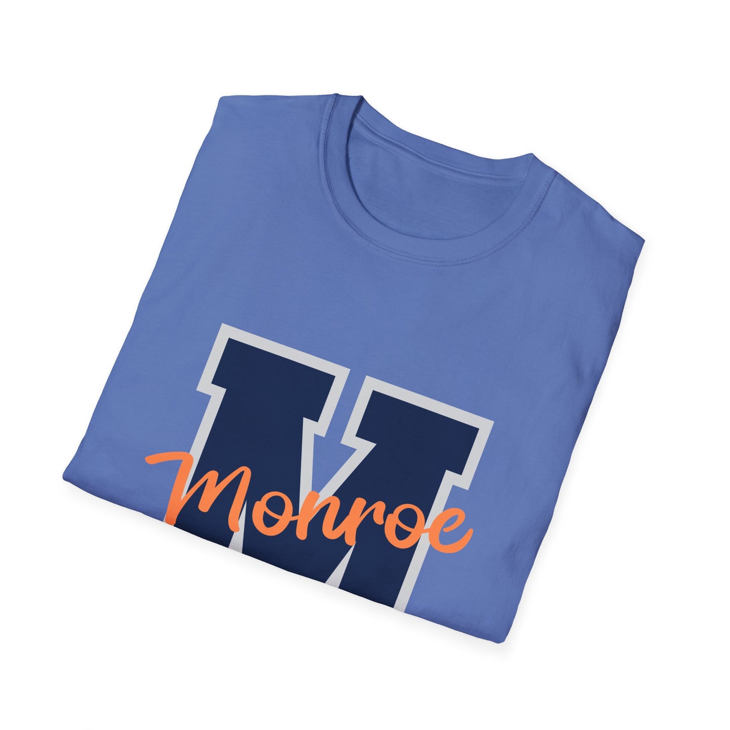 Orange Monroe Navy MUnisex Softstyle T-Shirt