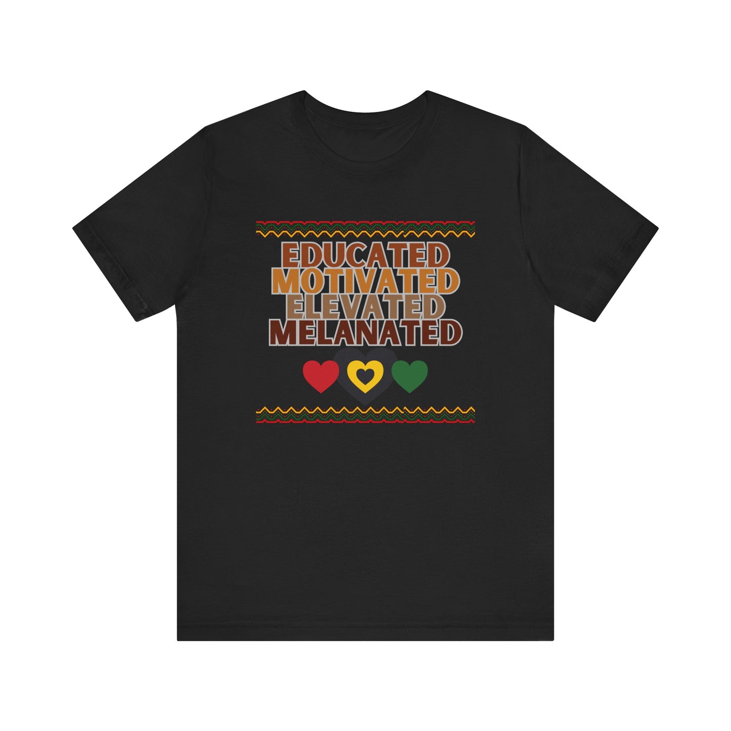 Educated, Motivated, Black History Unisex Jersey Short Sleeve Tee