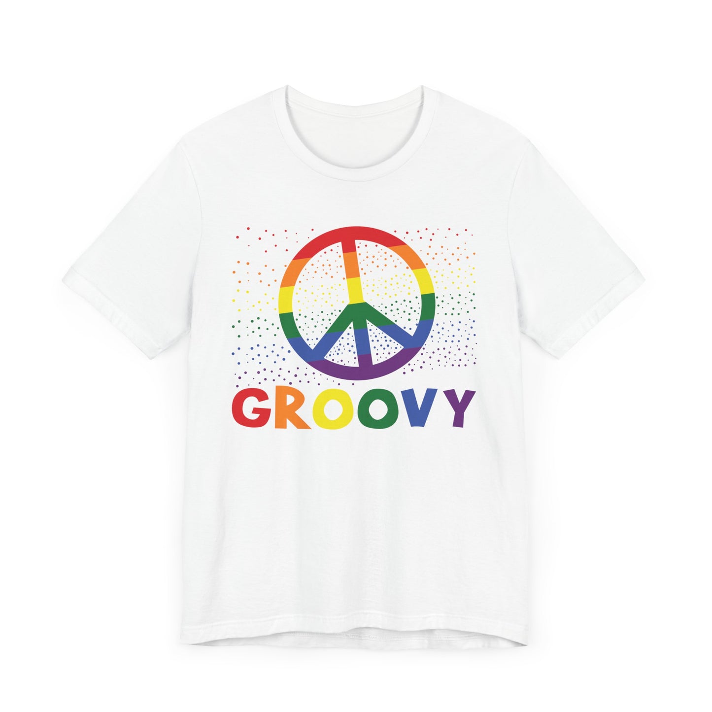 Groovy PeaceUnisex Jersey Short Sleeve Tee