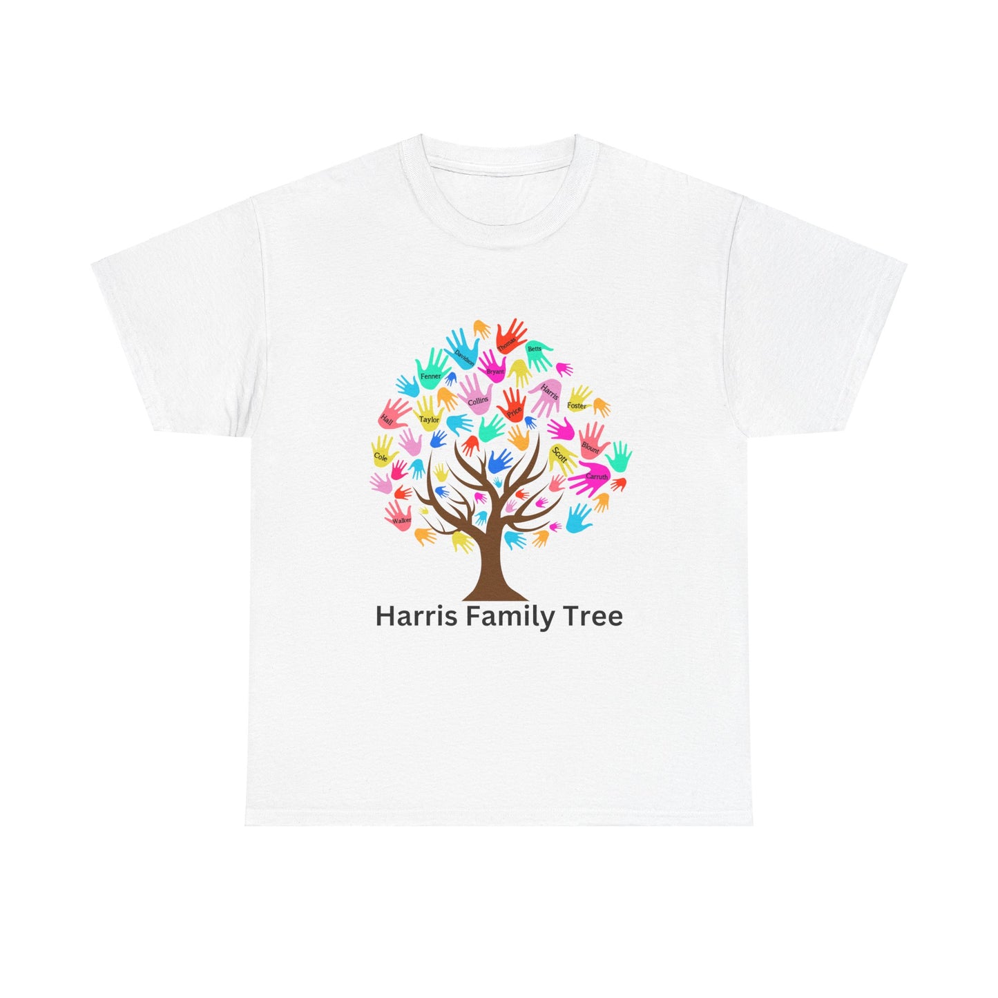 Harris Family Tree Set 1 Gildan Unisex Heavy Cotton Tee