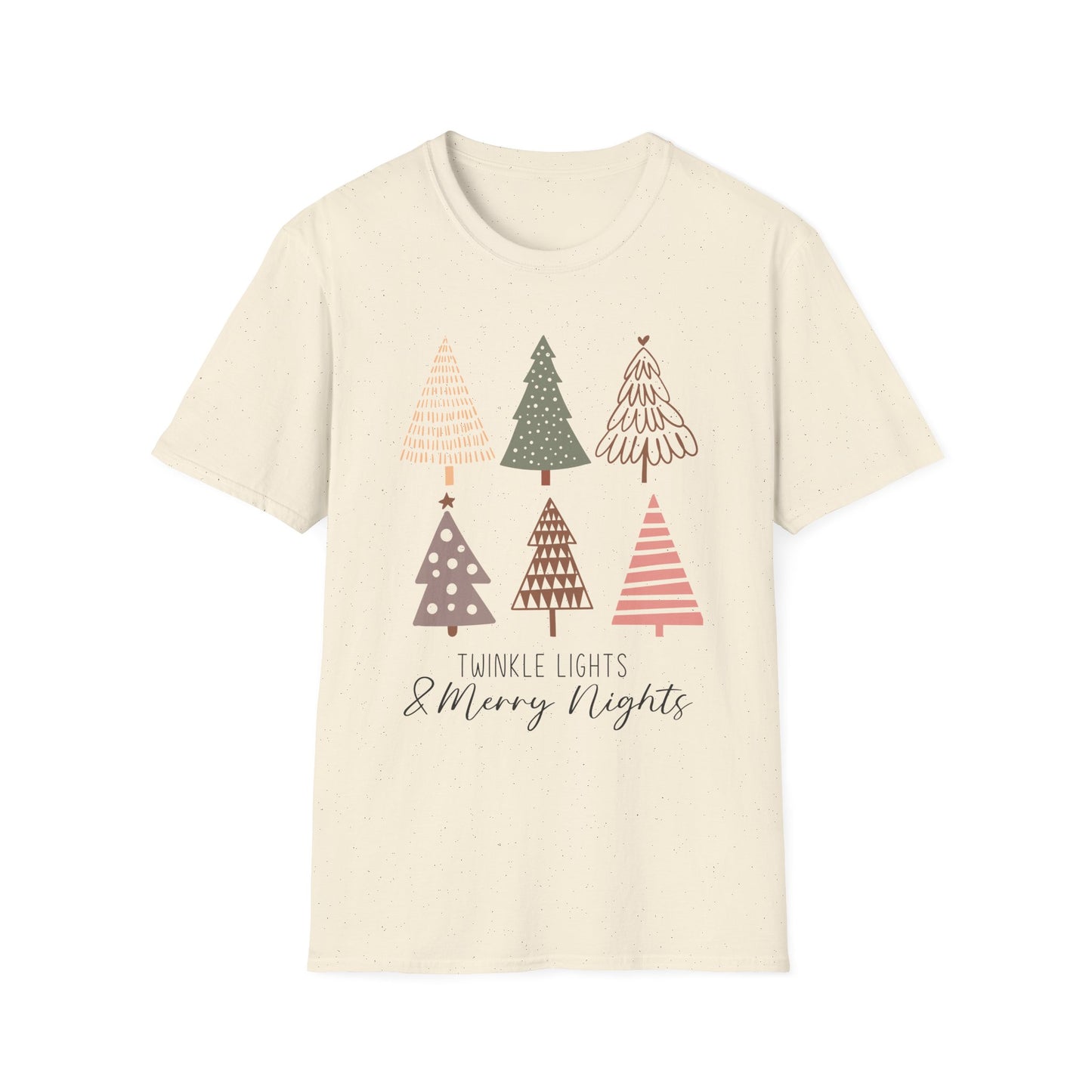 Twinkle Lights & Merry Nights Unisex Christmas T-Shirt