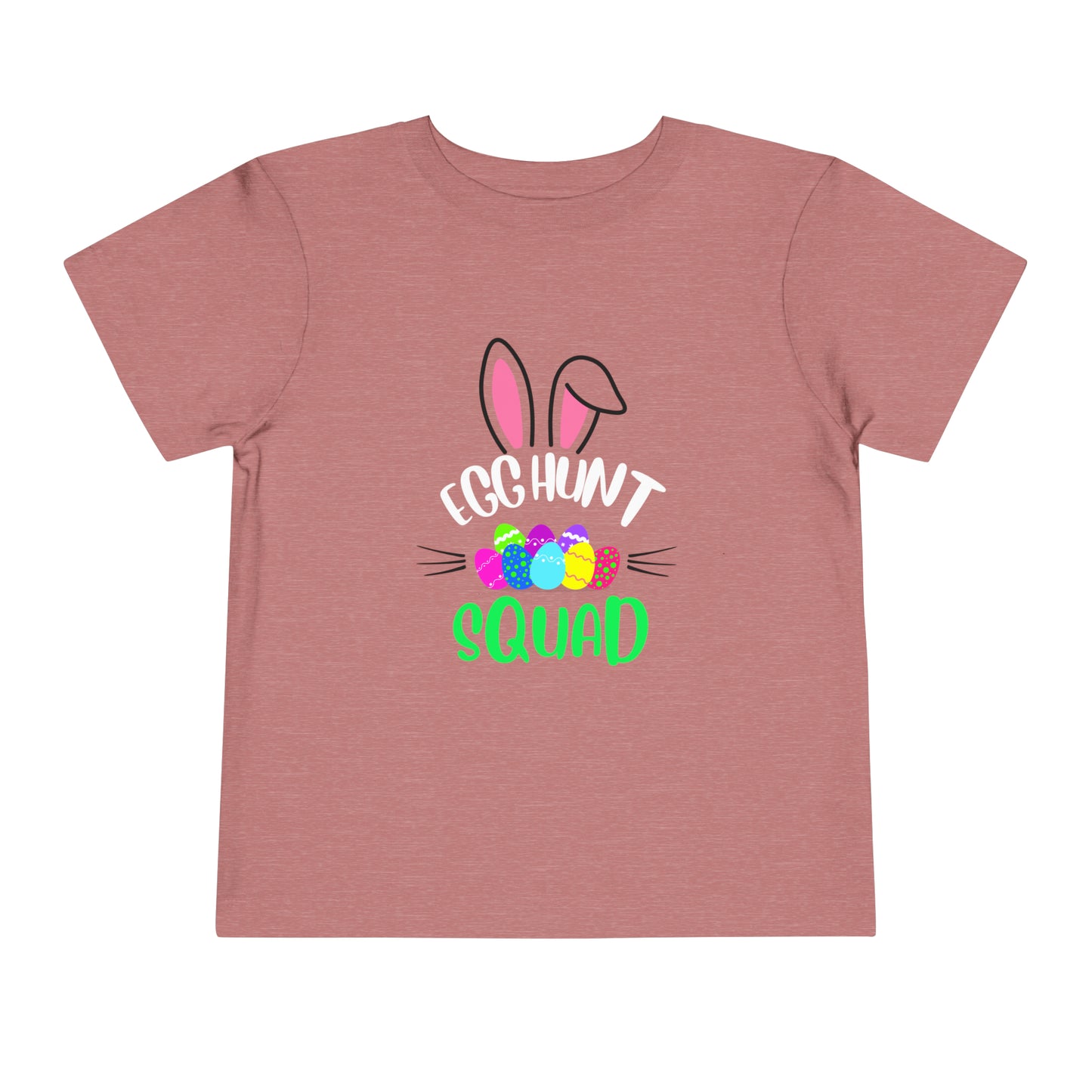 Egg Hunt Squad Toddler Short Sleeve Tee