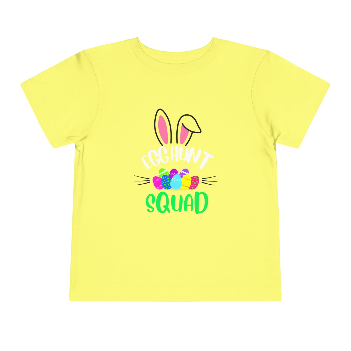 Egg Hunt Squad Toddler Short Sleeve Tee